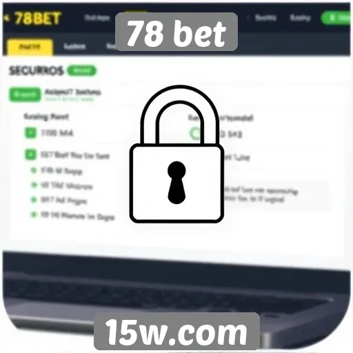 Recursos de segurança no site 78 bet